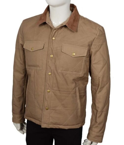Yellowstone Season 04 Josh Lucas Brown Jacket - Image 4