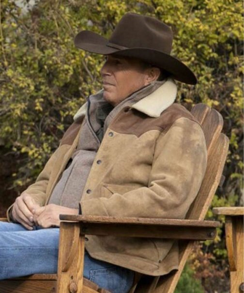 Kevin Costner Yellowstone Season 03 Leather Jacket - Image 5