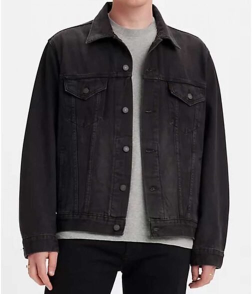 Virgin River Colin Lawrence Black Denim Jacket