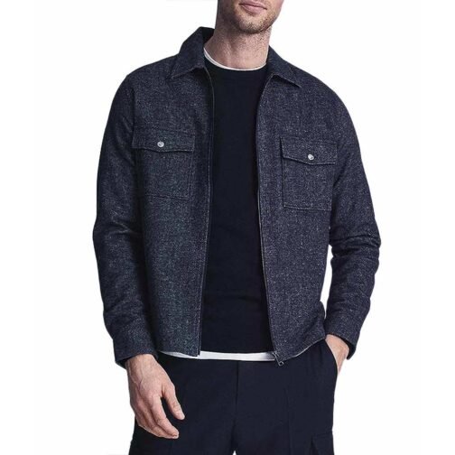 Hudson and Rex Season 5 John Reardon Navy Blue Jacket - Image 4