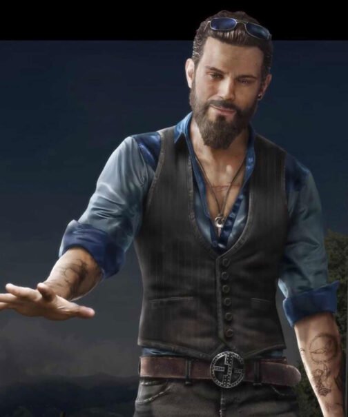 John Seed Far Cry 5 Black Vest - Image 2