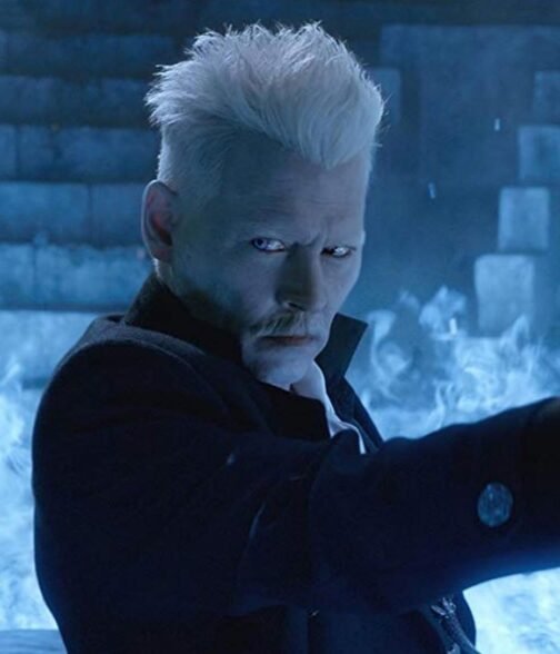 Fantastic Beasts 2 Johnny Depp Double Breasted Coat - Image 16