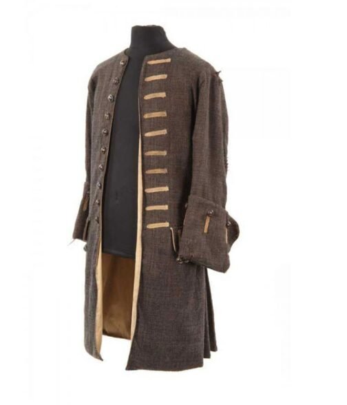 Johnny Depp Pirates of The Caribbean Brown Coat - Image 3