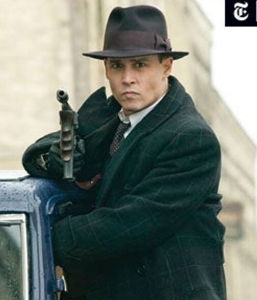 Public Enemies John Dillinger Black Trench Coat - Image 6