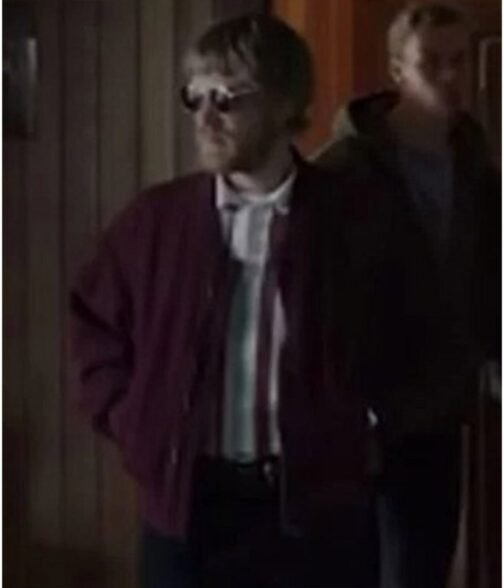 The Score Johnny Flynn Maroon Wool Jacket - Image 5