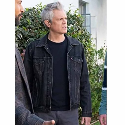 Johnny Knoxville Reboot Black Denim Jacket - Image 2