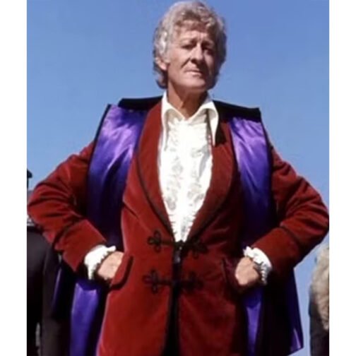 Doctor Who Third Doctor Red Jacket - Image 2