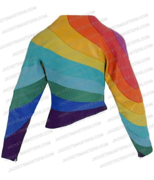 Carrie Bates The Flash Season 07 Color Block Jacket - Image 3
