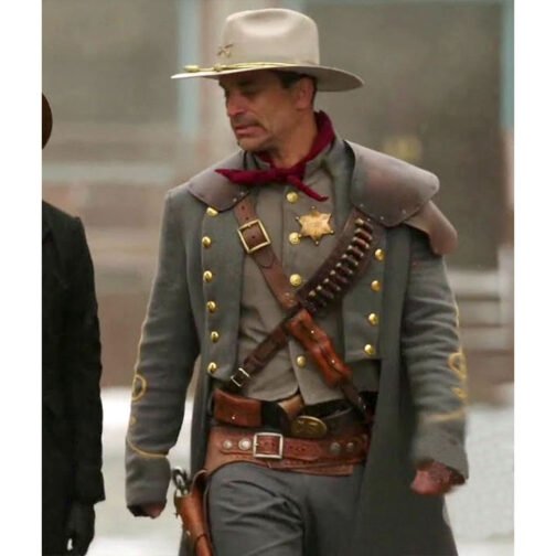 Jonah Hex Josh Brolin Wool Blue Coat - Image 3