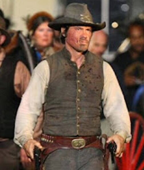 Jonah Hex Josh Brolin Gray Cowboy Vest - Image 3