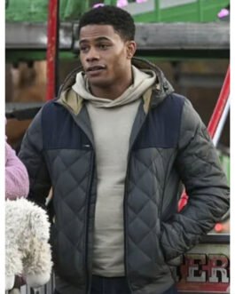Jordan Calloway Fire Country Quilted Jacket