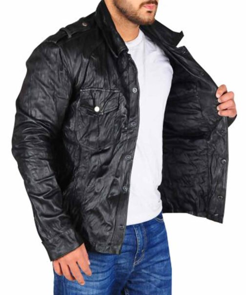 Joseph Morgan The Vampire Diaries Leather Jacket - Image 3