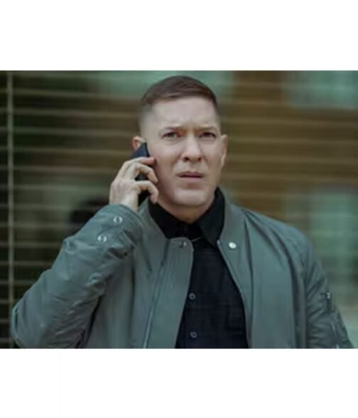 Joseph Sikora Power Book IV Force Grey Bomber Jacket - Image 2