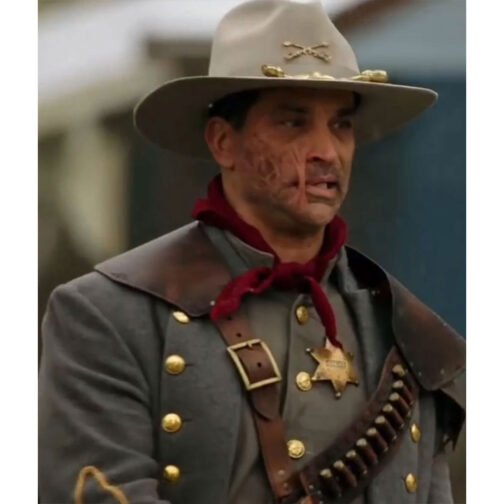 Jonah Hex Josh Brolin Wool Blue Coat - Image 7