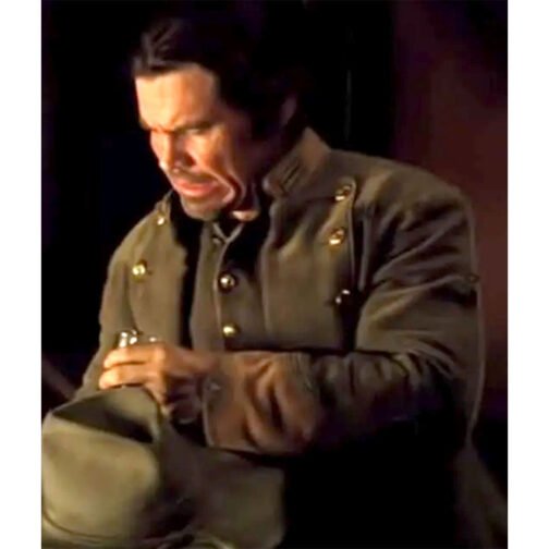 Jonah Hex Josh Brolin Wool Blue Coat - Image 9