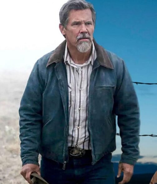 Outer Range Josh Brolin Cotton Blue Jacket - Image 2