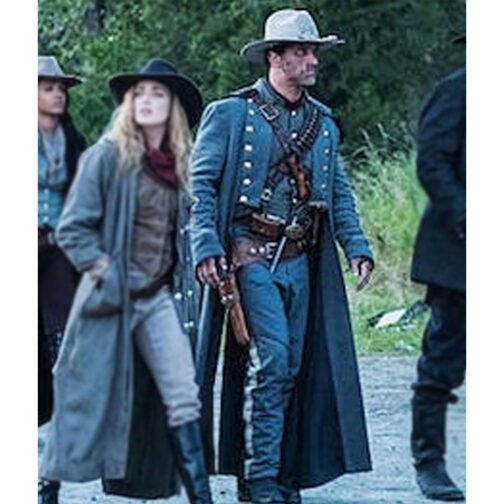 Jonah Hex Josh Brolin Wool Blue Coat - Image 10