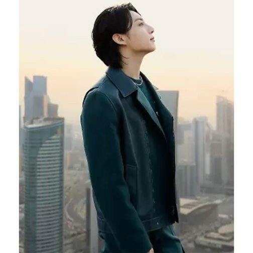 Jung Kook FIFA World Cup BTS Leather Jacket - Image 10