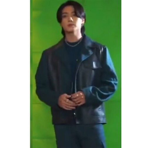 Jung Kook FIFA World Cup BTS Leather Jacket - Image 6