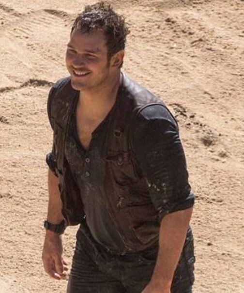 Owen Grady Jurassic World Fallen Kingdom Leather Vest - Image 8