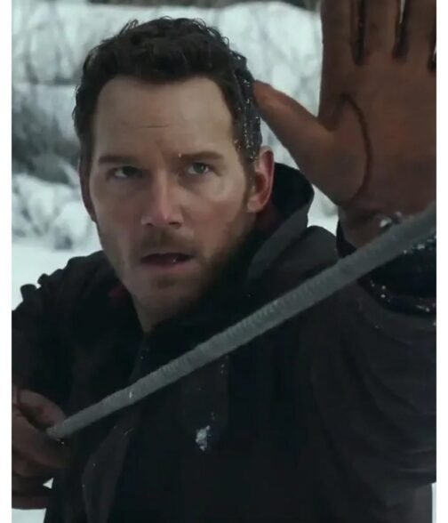Chris Pratt Jurassic World Dominion Cotton Brown Coat - Image 8