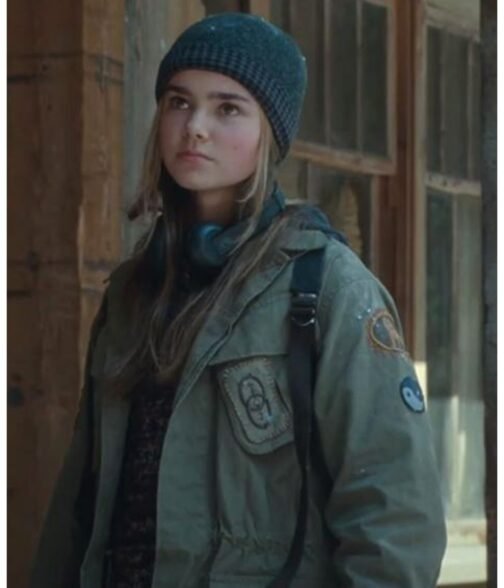 Isabella Sermon Jurassic World Dominion Cotton Green Jacket - Image 5