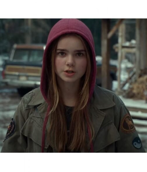 Isabella Sermon Jurassic World Dominion Cotton Green Jacket - Image 19