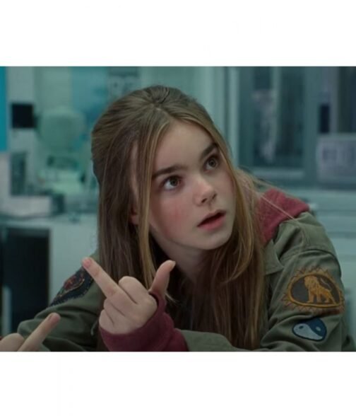 Isabella Sermon Jurassic World Dominion Cotton Green Jacket - Image 12