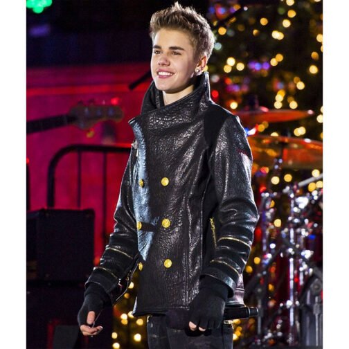 Christmas Concert Justin Bieber Double Breasted Jacket - Image 2