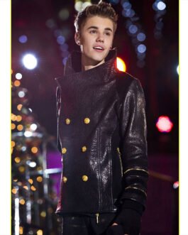 Christmas Concert Justin Bieber Double Breasted Jacket