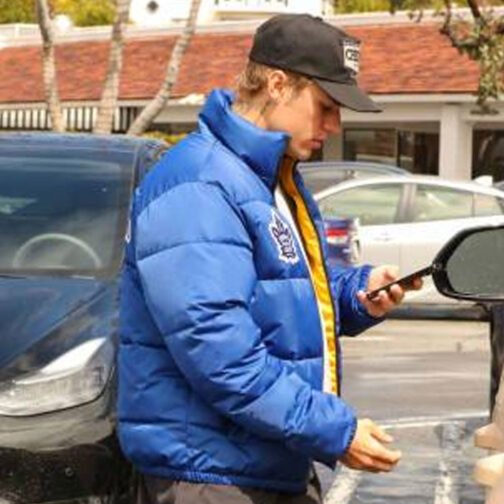 Justin Bieber Toronto Maple Leafs Puffer Jacket - Image 10