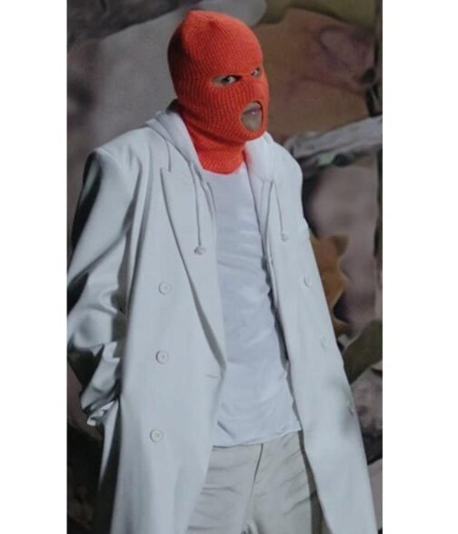 Justin Bieber Feat. Don Toliver Honest Wool White Coat - Image 5