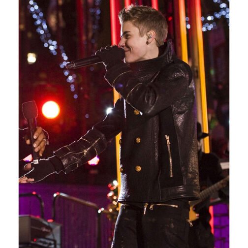 Christmas Concert Justin Bieber Double Breasted Jacket - Image 16