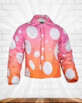 Justin Bieber Peaches Puffer Tri-Color Jacket