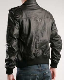 Justin Timberlake Bomber Leather Jacket