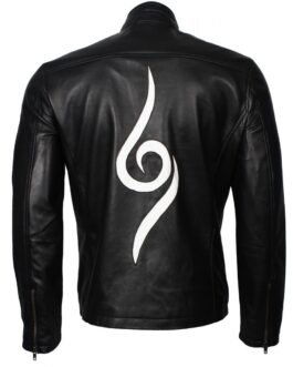 Anbu Naruto Black Leather Jacket