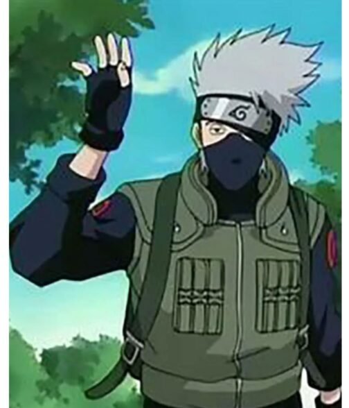 Kakashi Hatake Naruto Green Vest - Image 9
