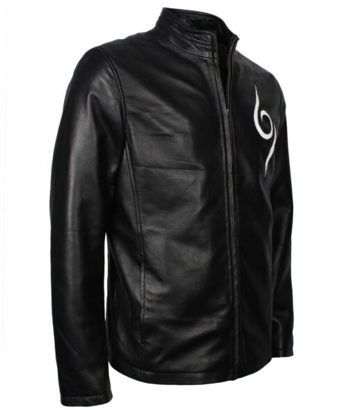 Anbu Naruto Black Leather Jacket - Image 3