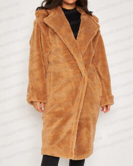 Kane Lim Bling Empire Brown Fur Coat