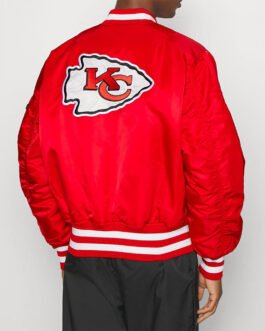 Kansas City Chiefs Red Bomber MA-1 Jacket