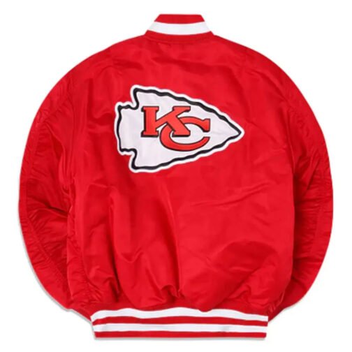 Kansas City Chiefs Red Bomber MA-1 Jacket - Image 5