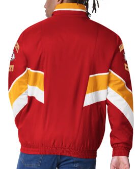 Kansas City Chiefs Captain Red Varsity Satin Jacket