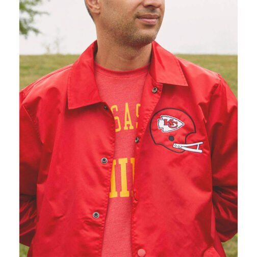 Kansas City Chiefs Coach Red Jacket - Image 2