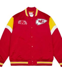 Kansas City Chiefs Red Heavyweight Satin Jacket