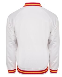Kansas City Chiefs Heavyweight White Satin Jacket