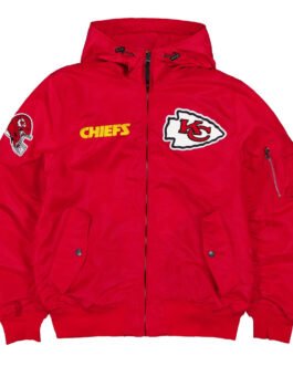 Kansas City Chiefs Historic L-2B Hooded Bomber Jacket