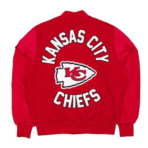 Kansas City Chiefs MA-1 Historic Varsity Jacket - Image 2