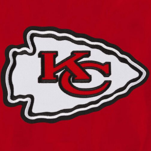 Kansas City Chiefs Red Nylon Bomber Jacket - Image 4