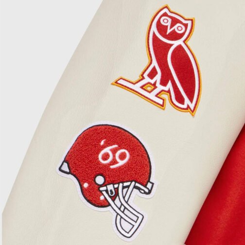 OVO Kansas City Chiefs Varsity Jacket - Image 7