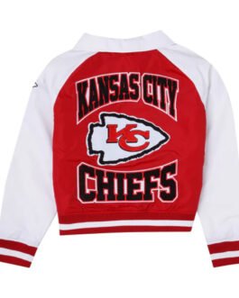 Kansas City Chiefs Red and White Throwback Jacket